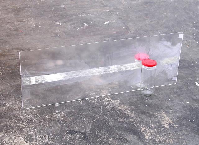 6103606 (plexi, residue, glass jars w/lids, ground)