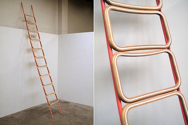 21914010 (fir, beech, spackle, paint) - ladder